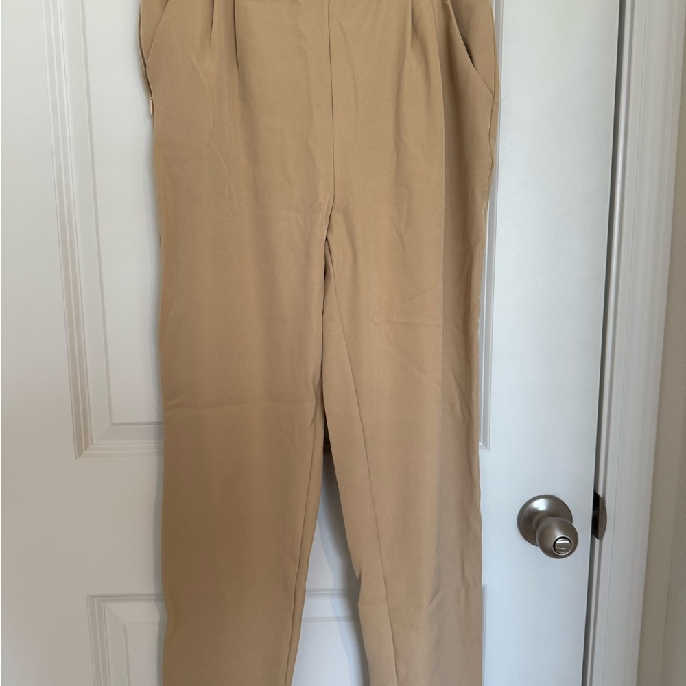 High Waisted Khaki Pants